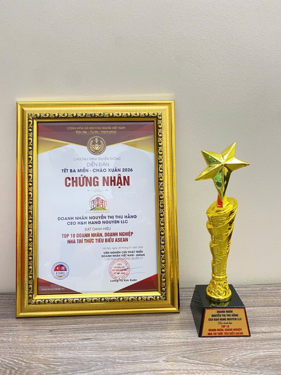 Nữ CEO Việt kiều được vinh danh Top 10 nhà tri thức tiêu biểu ASEAN 2026